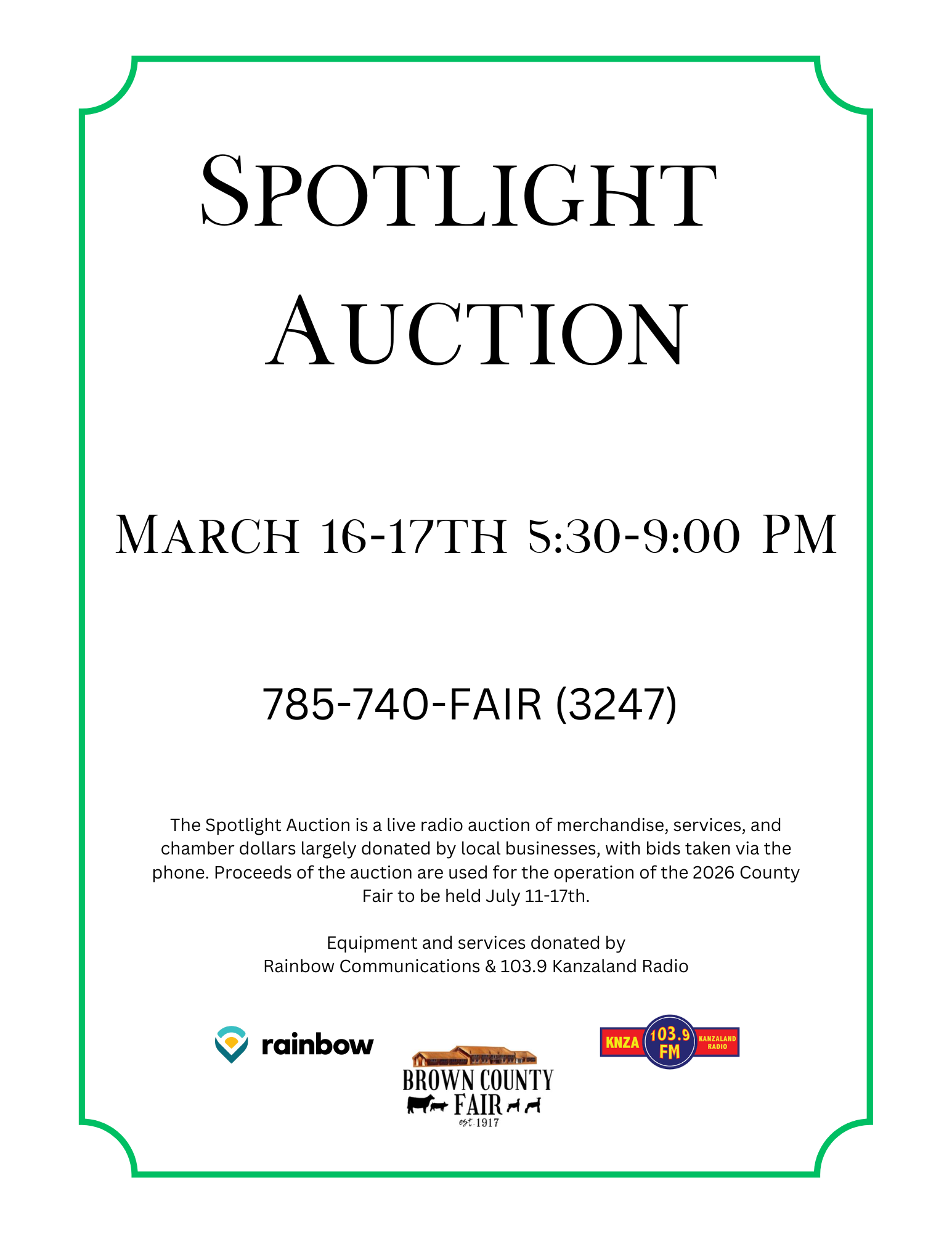 Spotlight Flyer Cover